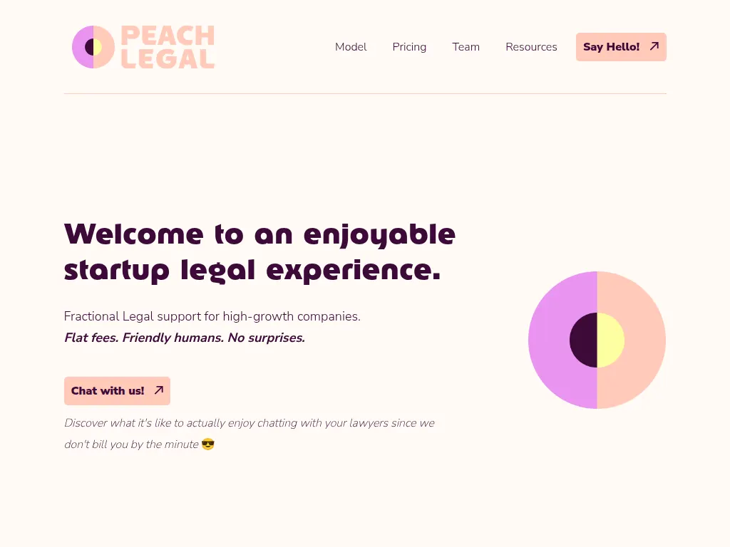 Visit the Peach Legal website (opens in a new tab)