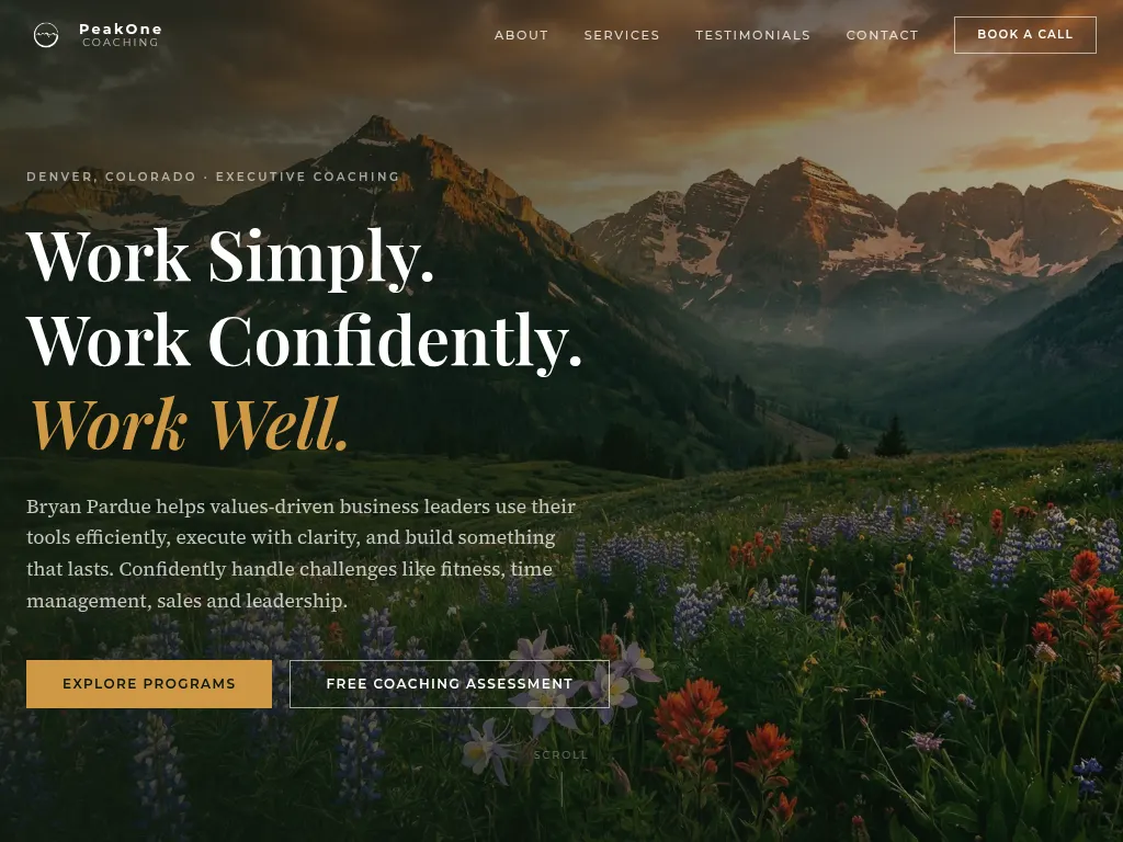 Visit the PeakOne Coaching website (opens in a new tab)