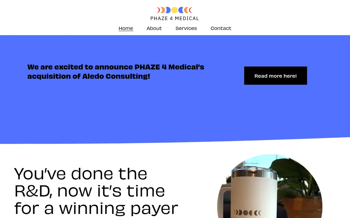 Visit the PHAZE 4 Medical website (opens in a new tab)