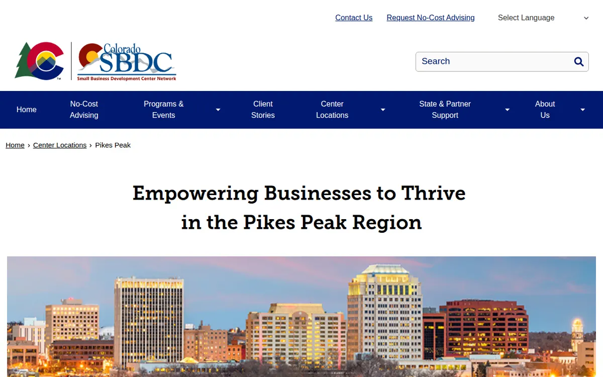 Visit the Pikes Peak SBDC website (opens in a new tab)