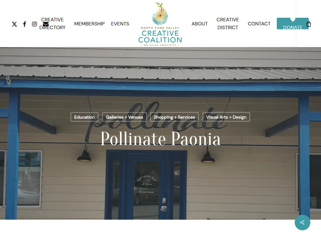 Visit the Pollinate Paonia website (opens in a new tab)