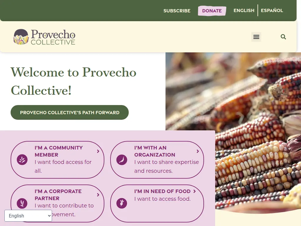 Visit the Provecho Collective website (opens in a new tab)