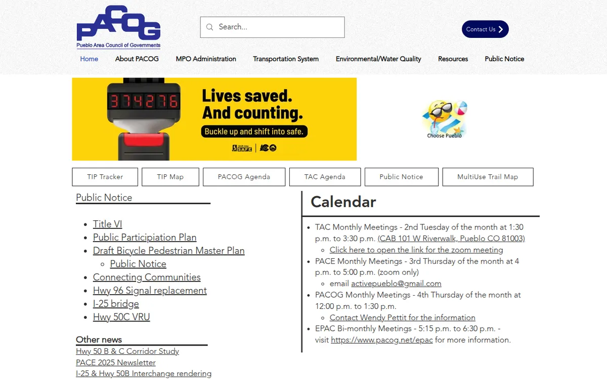 Visit the Pueblo Area Council of Governments (PACOG) website (opens in a new tab)