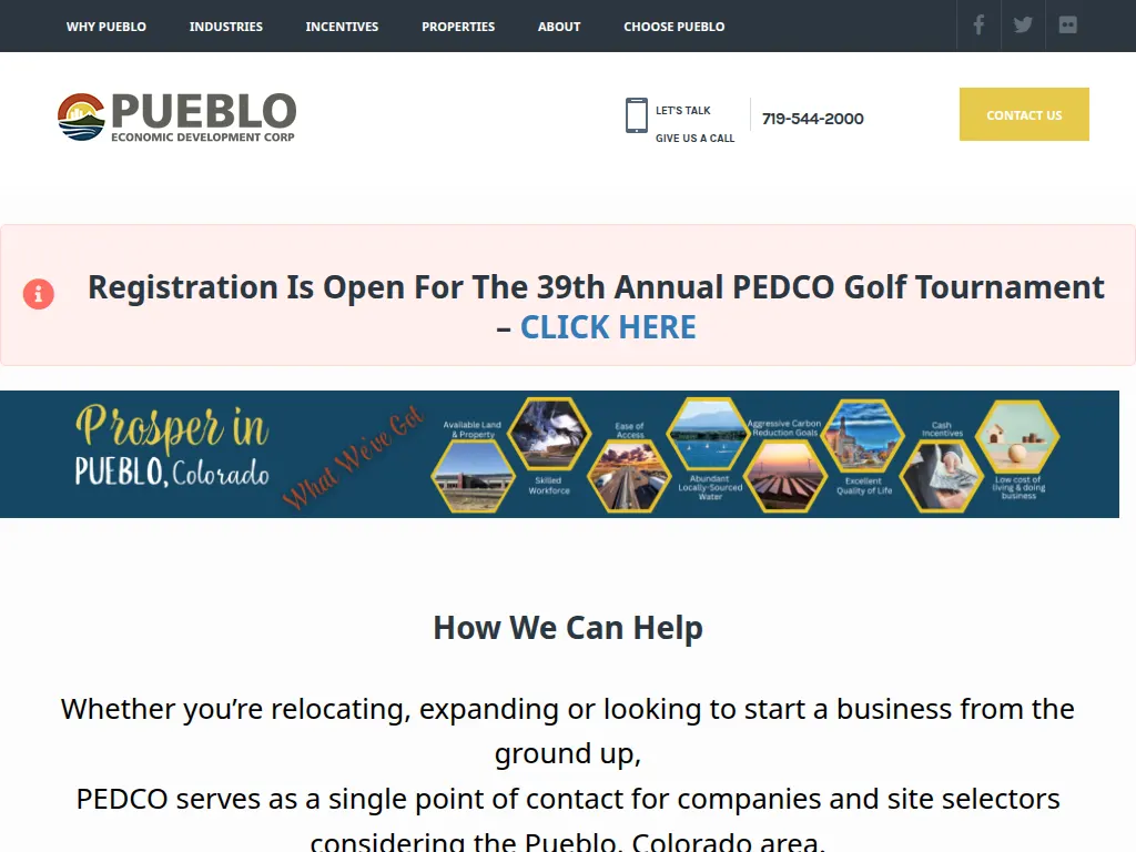 Visit the Pueblo Economic Development Corp (PEDCO) website (opens in a new tab)