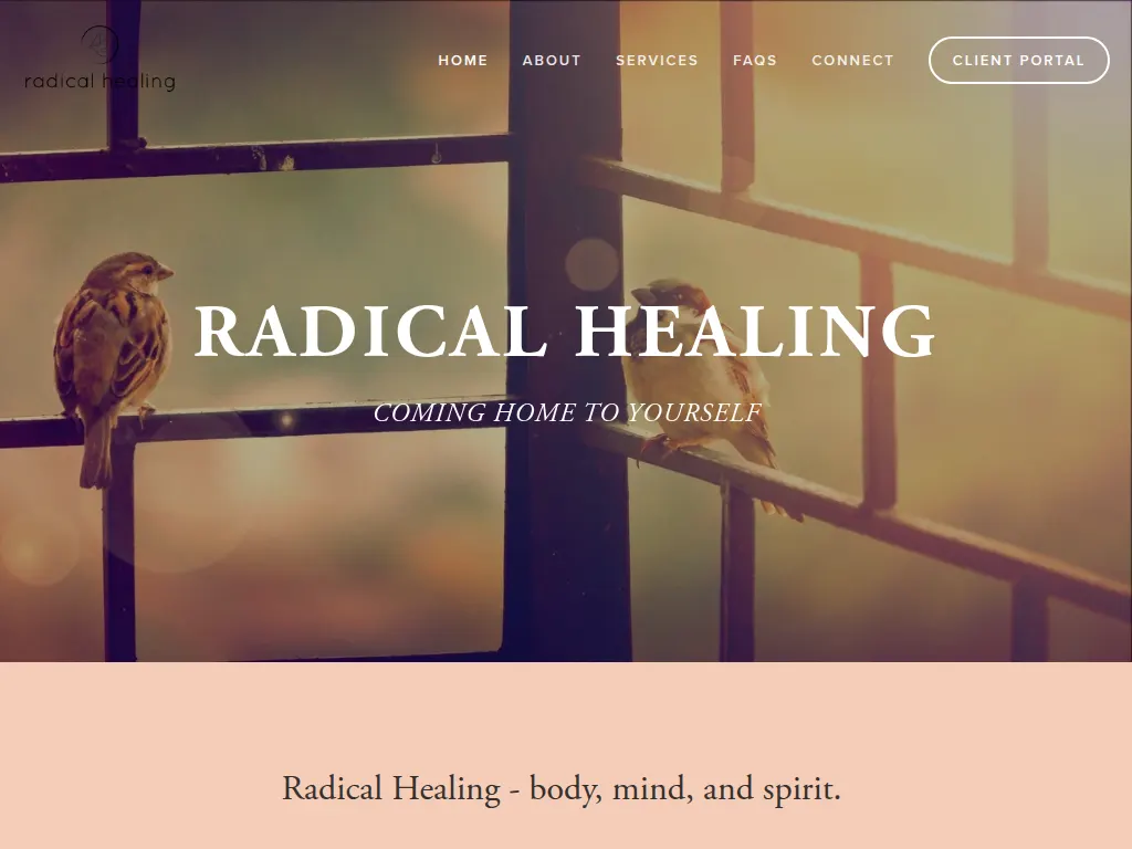 Visit the Radical Healing website (opens in a new tab)
