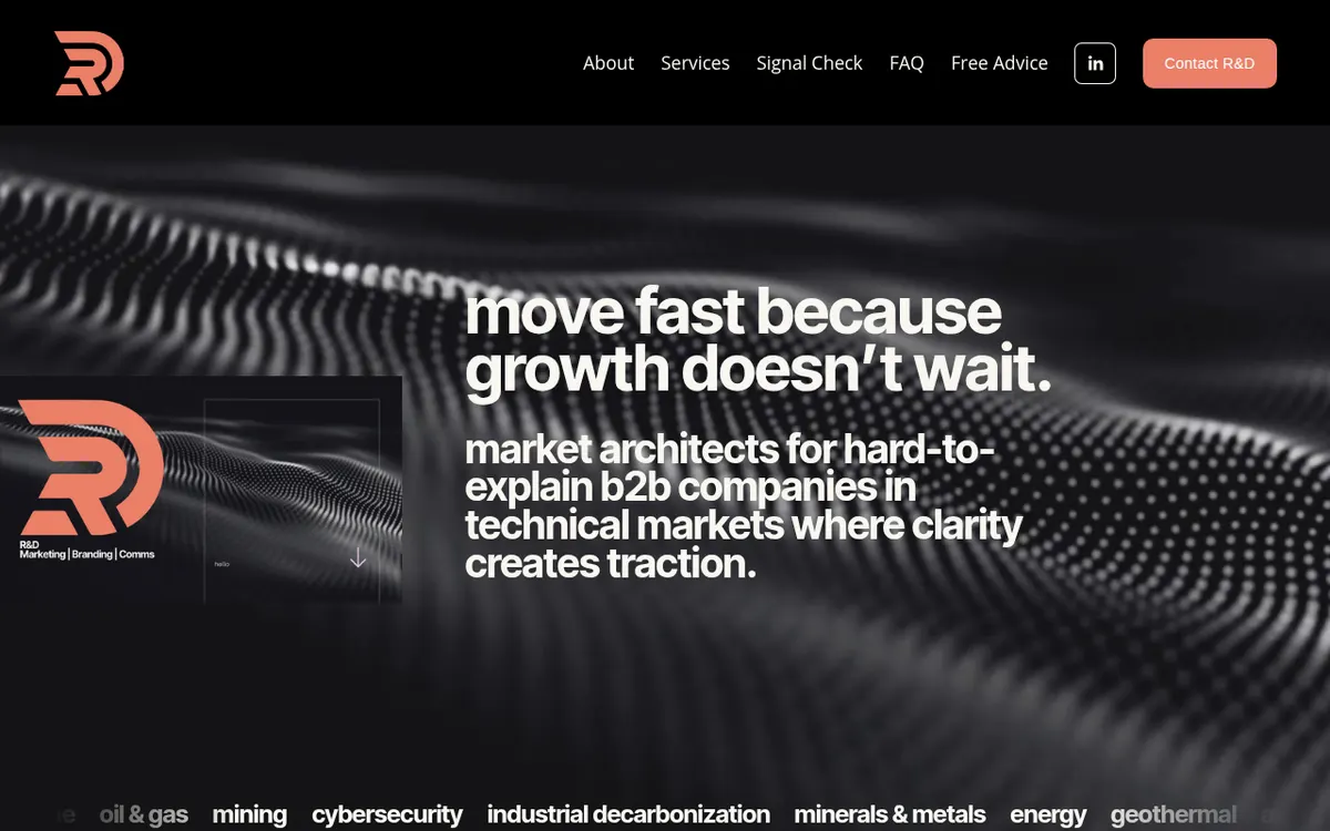 Visit the R&D B2B Marketing website (opens in a new tab)