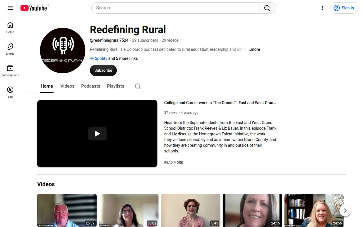 Visit the Redefining Rural Podcast website (opens in a new tab)