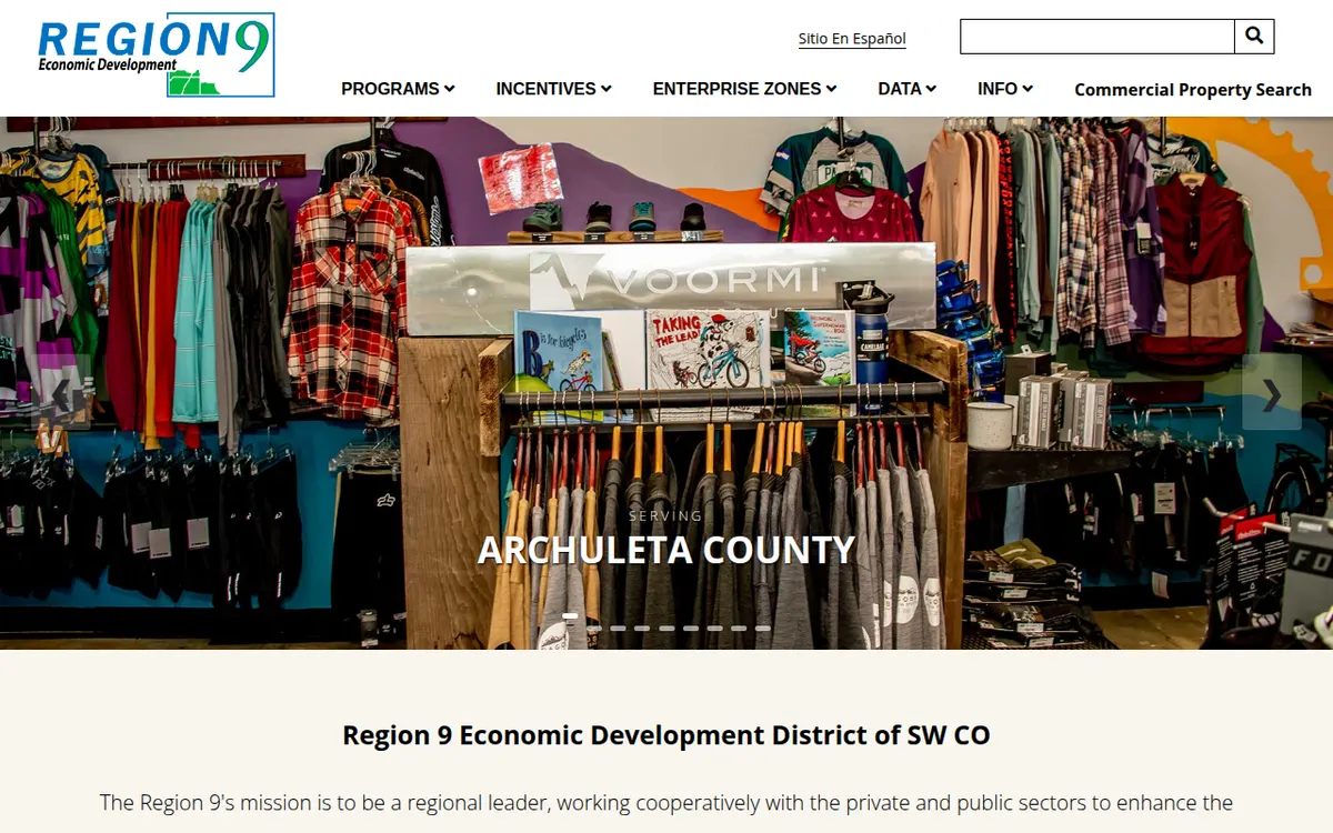 Visit the Region 9 Economic Development District of SW CO website (opens in a new tab)