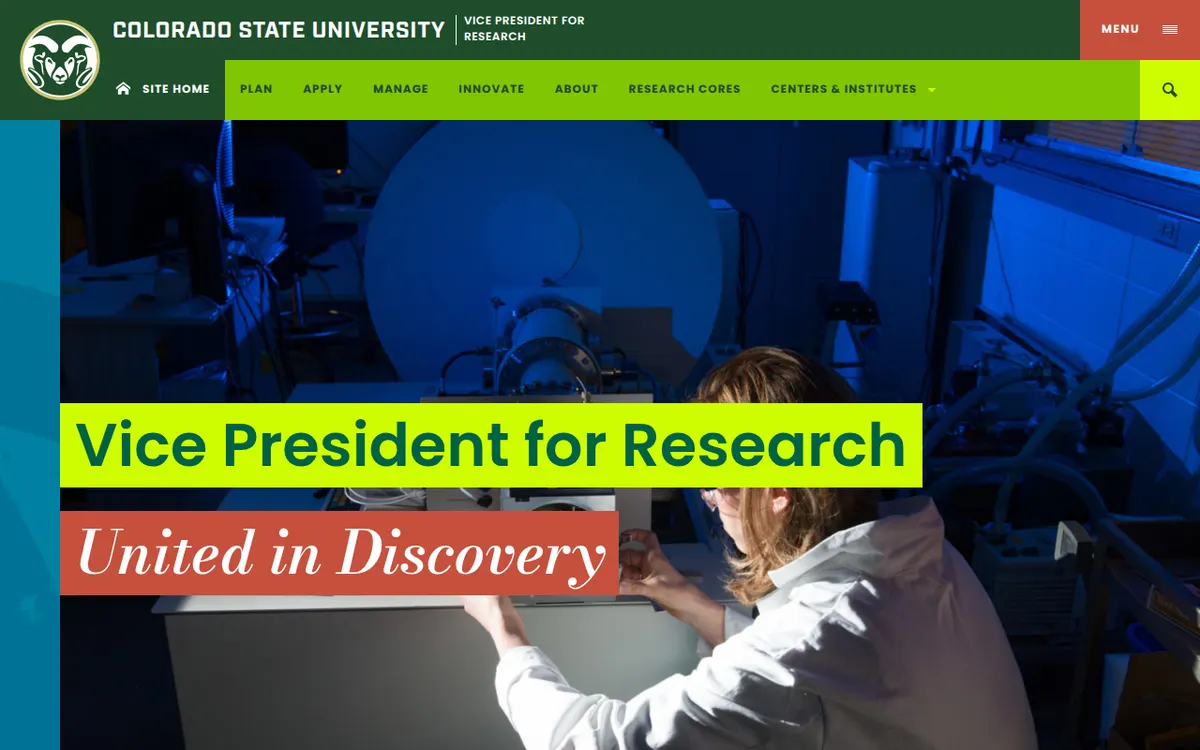 Visit the Research at Colorado State University website (opens in a new tab)