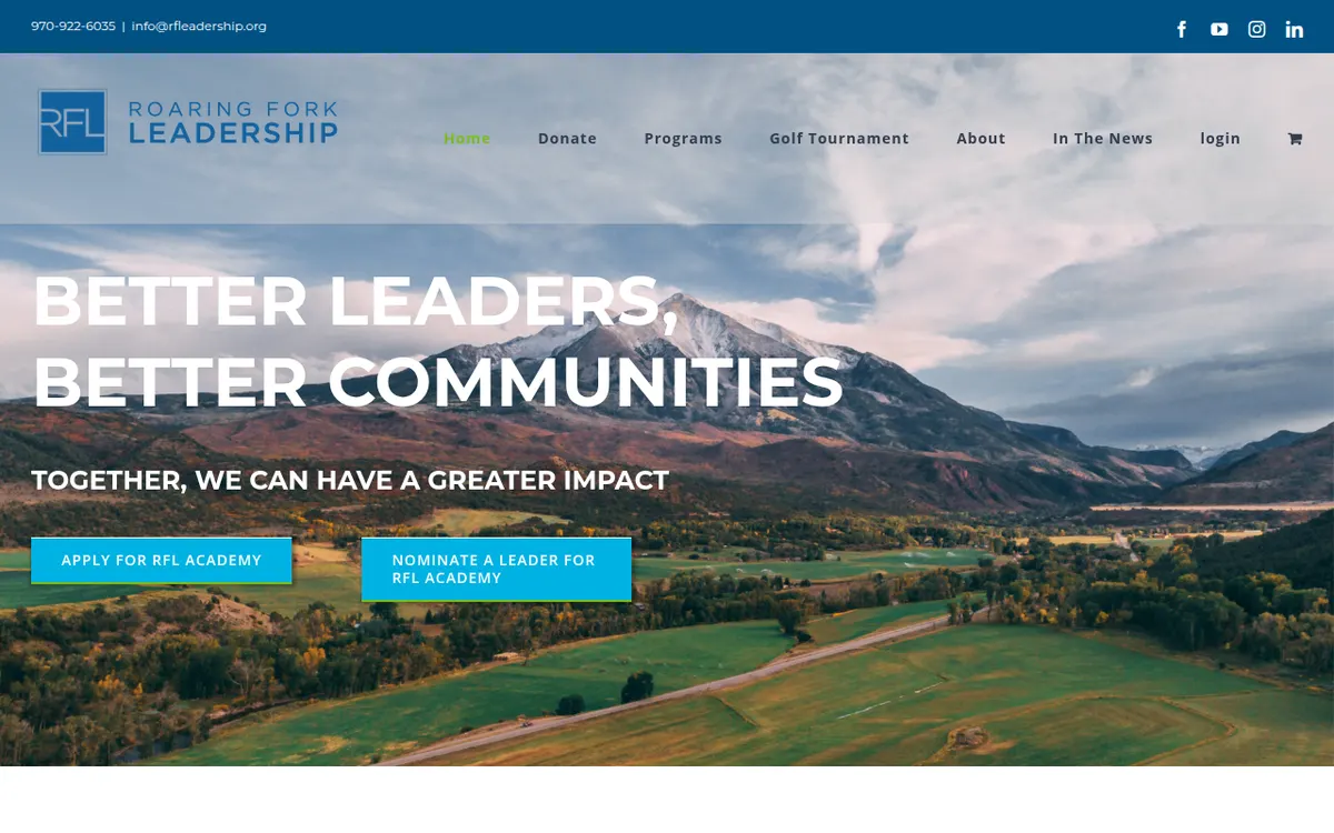 Visit the Roaring Fork Leadership (RFL) website (opens in a new tab)
