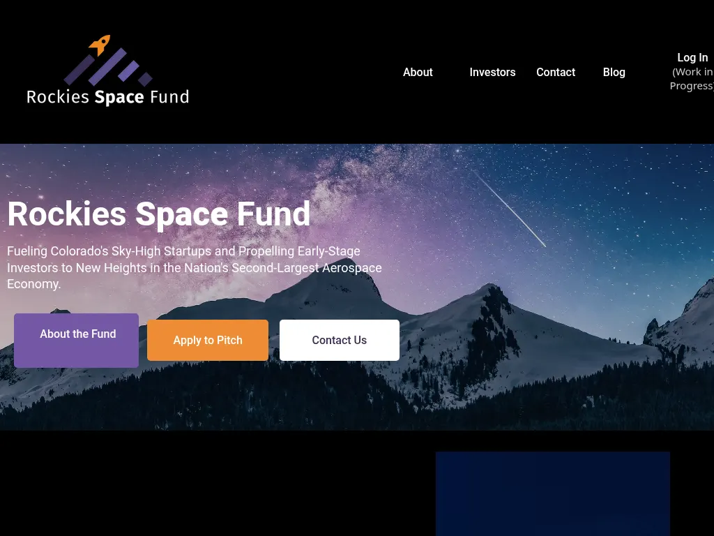 Visit the Rockies Space Fund website (opens in a new tab)