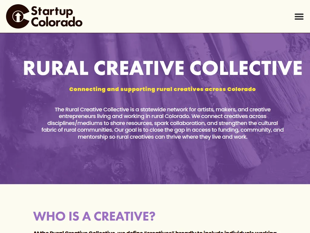 Visit the Rural Creative Collective website (opens in a new tab)