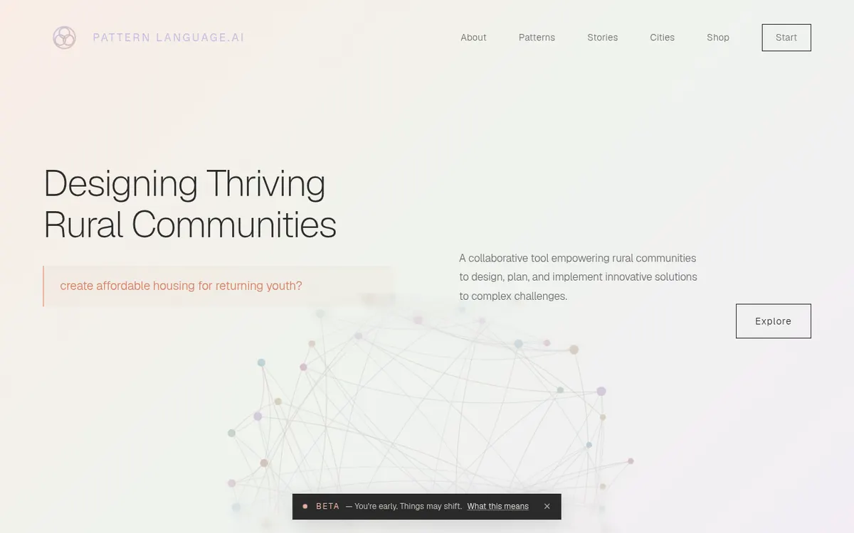 Visit the Rural Pattern Language website (opens in a new tab)