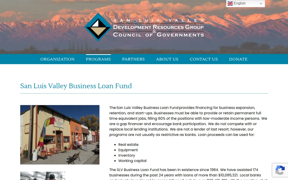 Visit the San Luis Valley Business Loan Fund website (opens in a new tab)