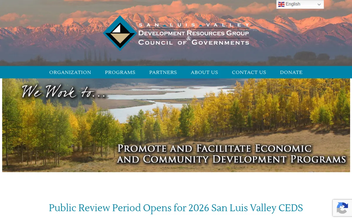 Visit the San Luis Valley Development Resources Group (SLVDRG) website (opens in a new tab)