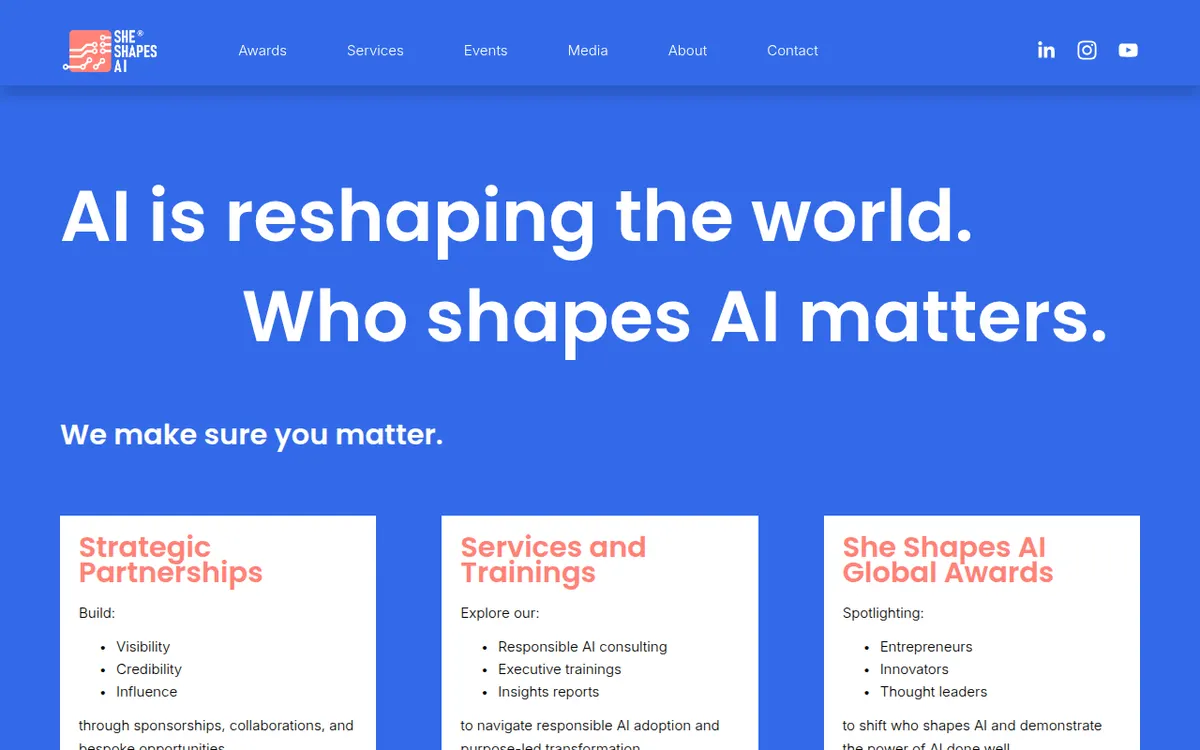 Visit the She Shapes AI website (opens in a new tab)