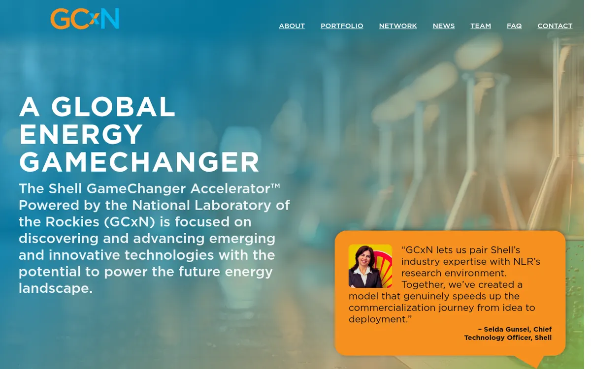 Visit the Shell GameChanger Accelerator (GCxN) website (opens in a new tab)