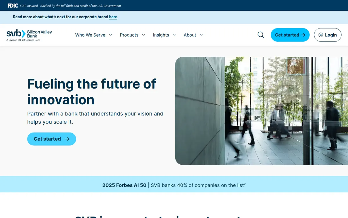 Visit the Silicon Valley Bank (SVB) website (opens in a new tab)