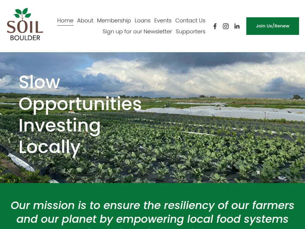 Visit the SOIL Boulder - Slow Opportunities for Investing Locally website (opens in a new tab)