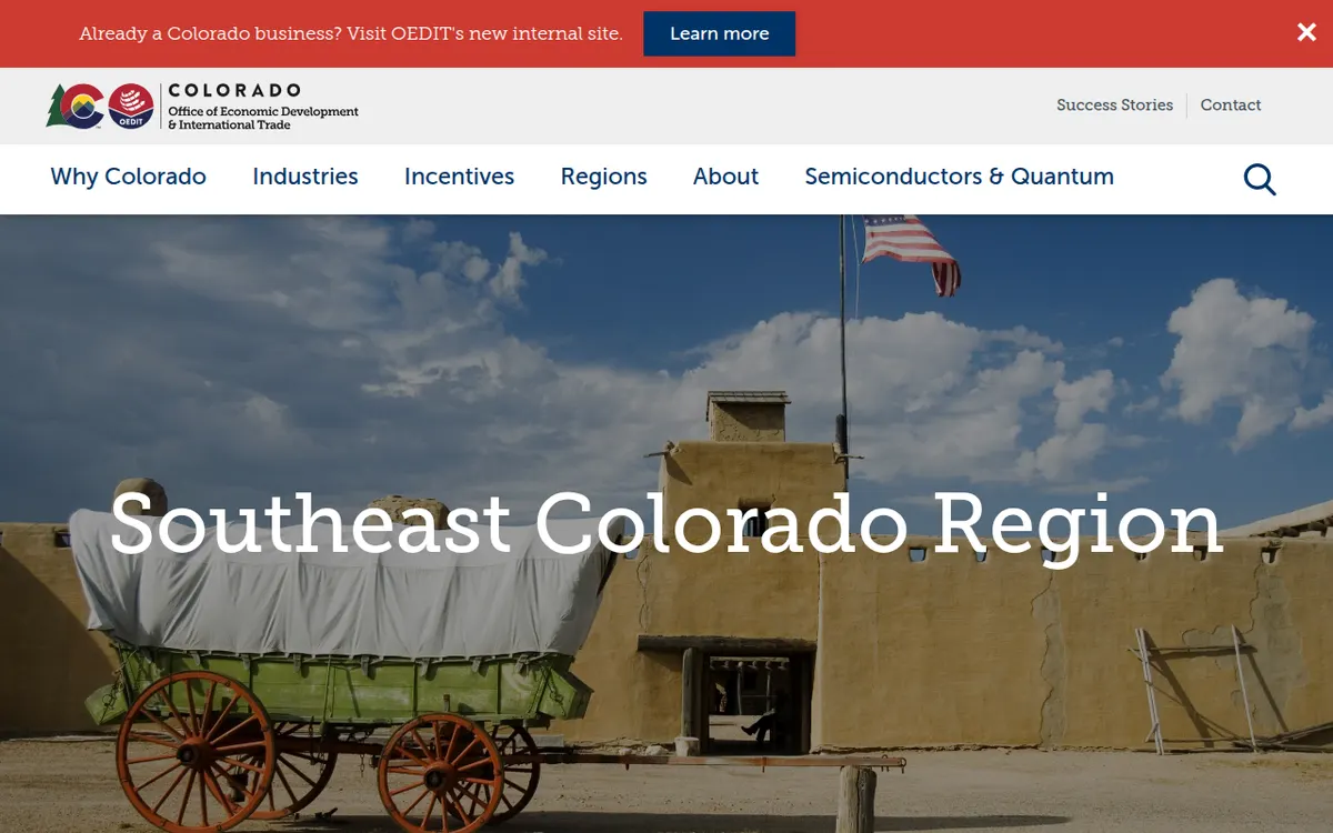 Visit the Southeast Colorado Business Retention Expansion and Attraction (SEBREA) website (opens in a new tab)