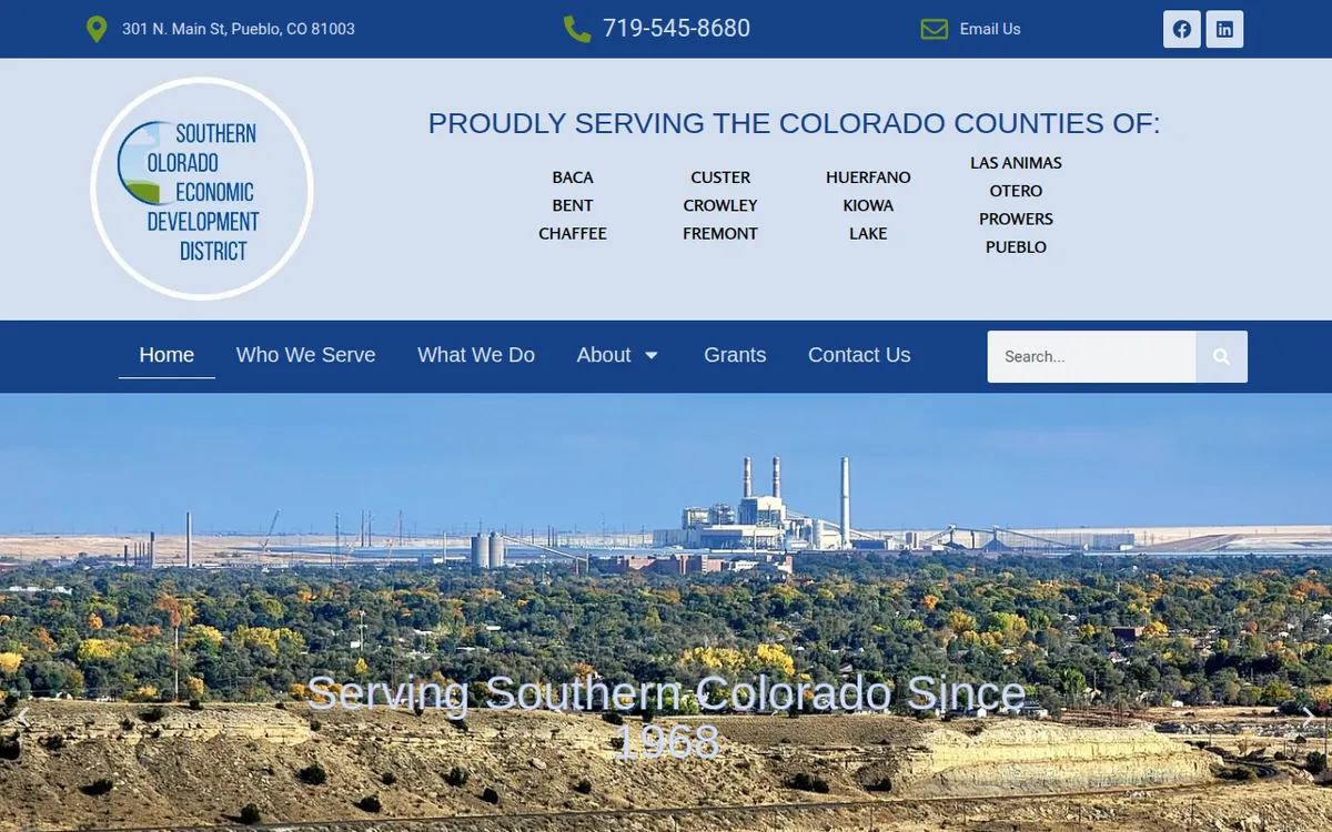 Visit the Southern Colorado Economic Development District (SCEDD) website (opens in a new tab)