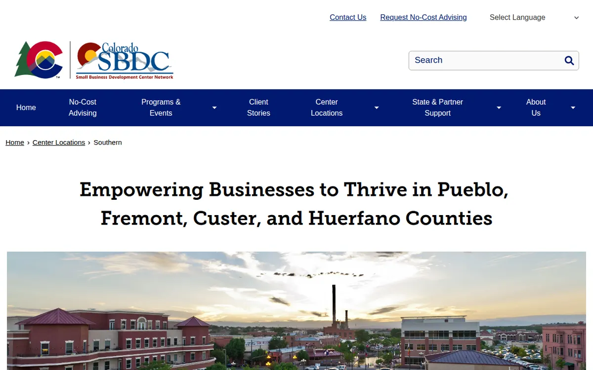 Visit the Southern Colorado SBDC website (opens in a new tab)