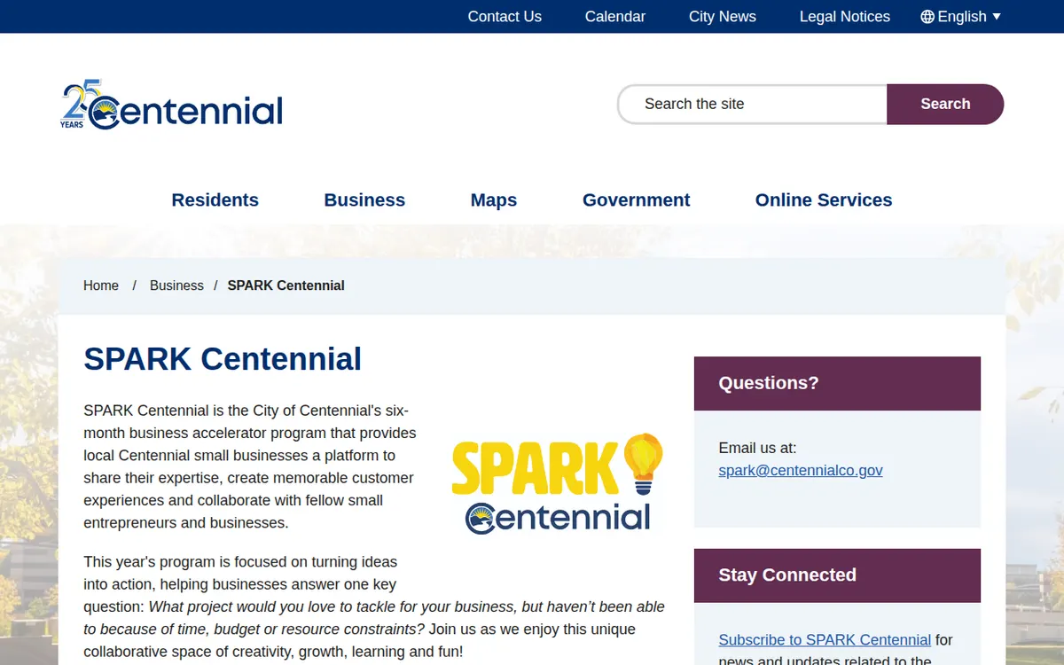 Visit the SPARK Centennial website (opens in a new tab)