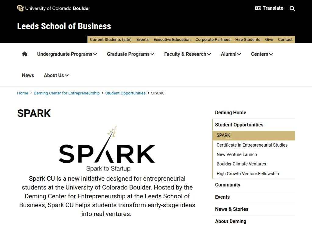 Visit the Spark CU website (opens in a new tab)