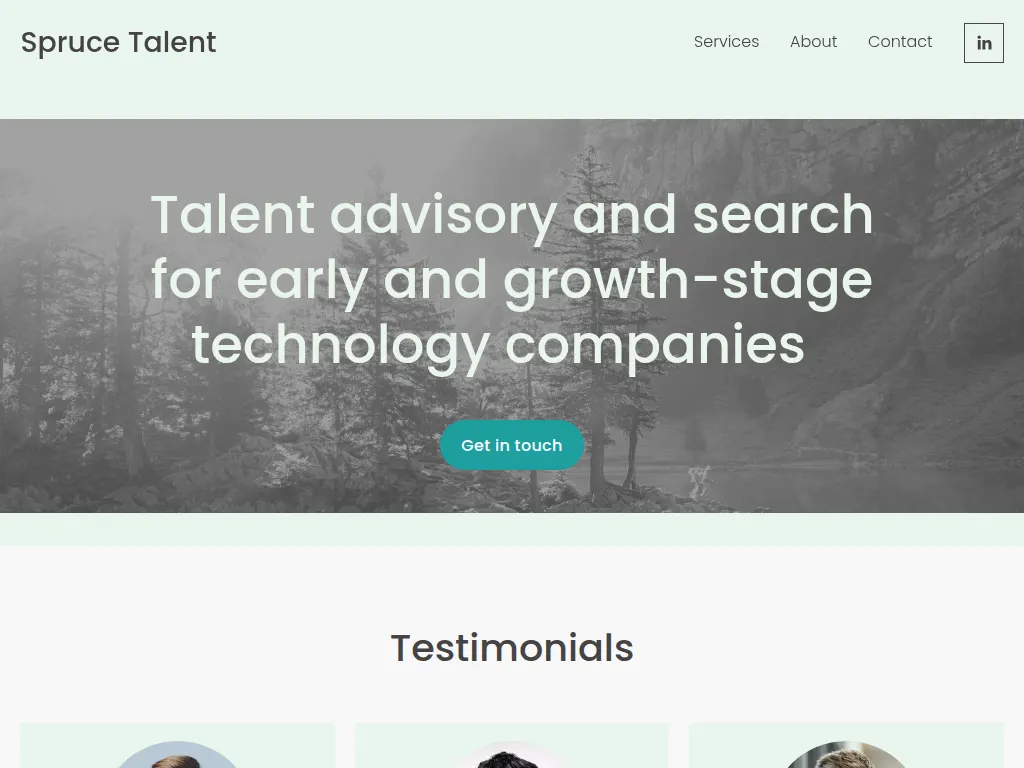 Visit the Spruce Talent website (opens in a new tab)