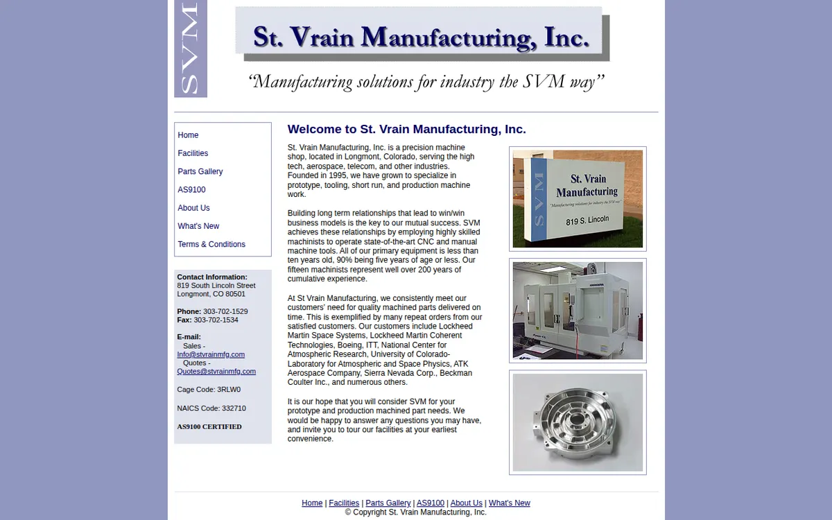 Visit the St. Vrain Manufacturing website (opens in a new tab)