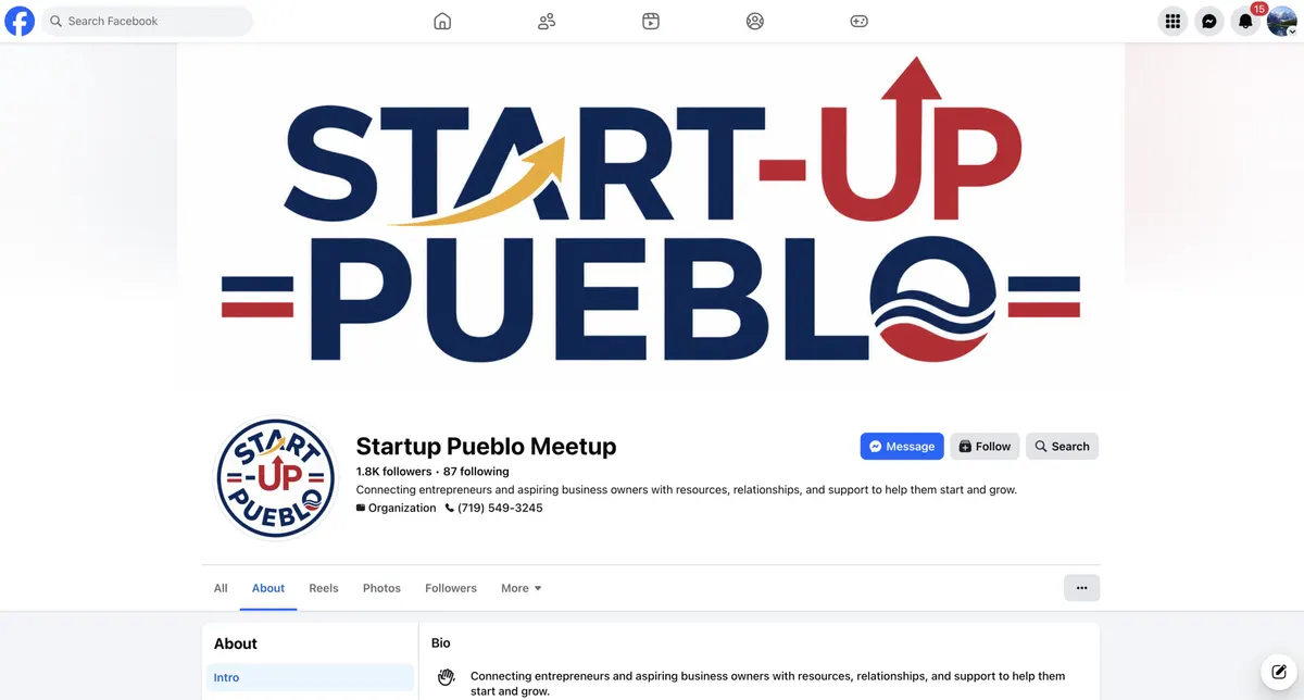 Visit the Startup Pueblo Meetup website (opens in a new tab)