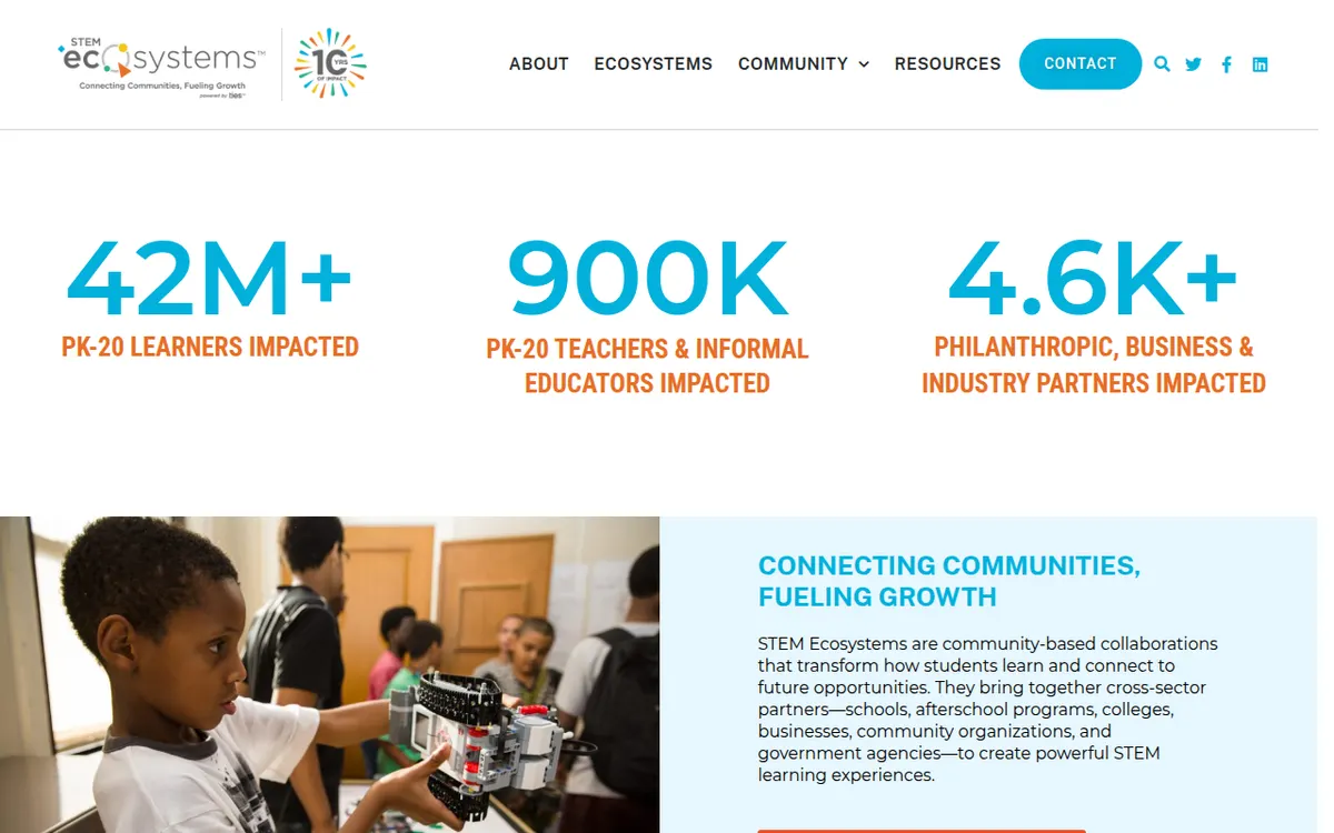 Visit the STEM Ecosystems website (opens in a new tab)