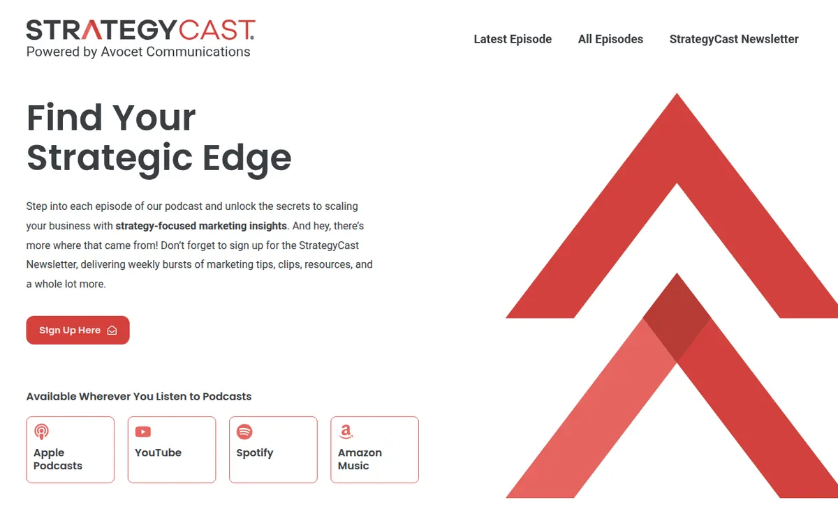 Visit the StrategyCast Podcast website (opens in a new tab)