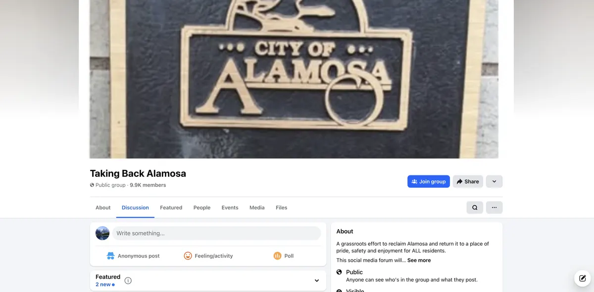 Visit the Taking Back Alamosa website (opens in a new tab)