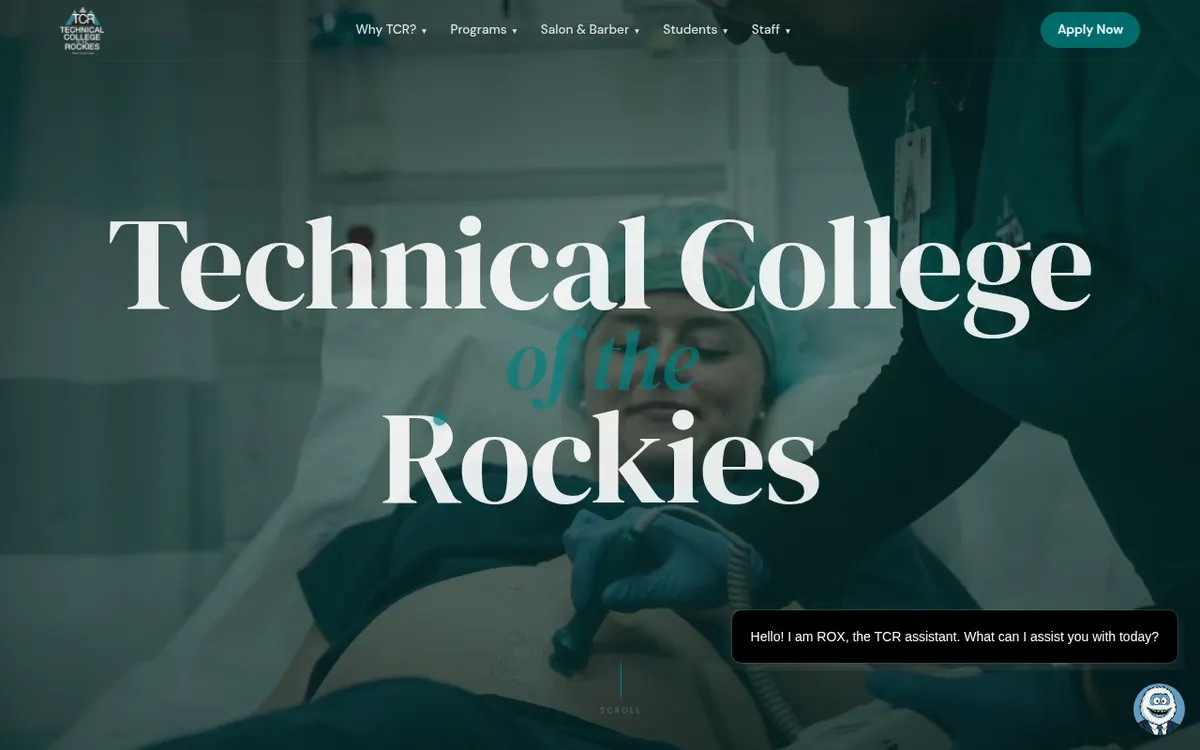 Visit the Technical College of the Rockies (TCR) website (opens in a new tab)