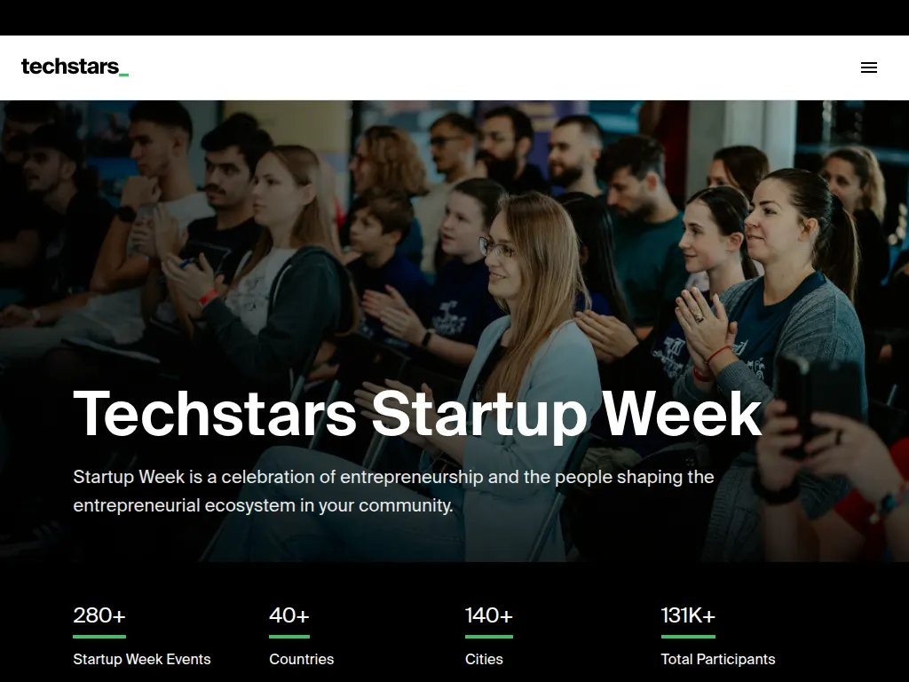 Visit the Techstars Startup Week website (opens in a new tab)