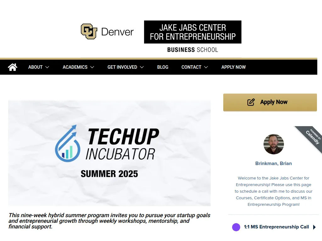 Visit the TechUp Incubator website (opens in a new tab)