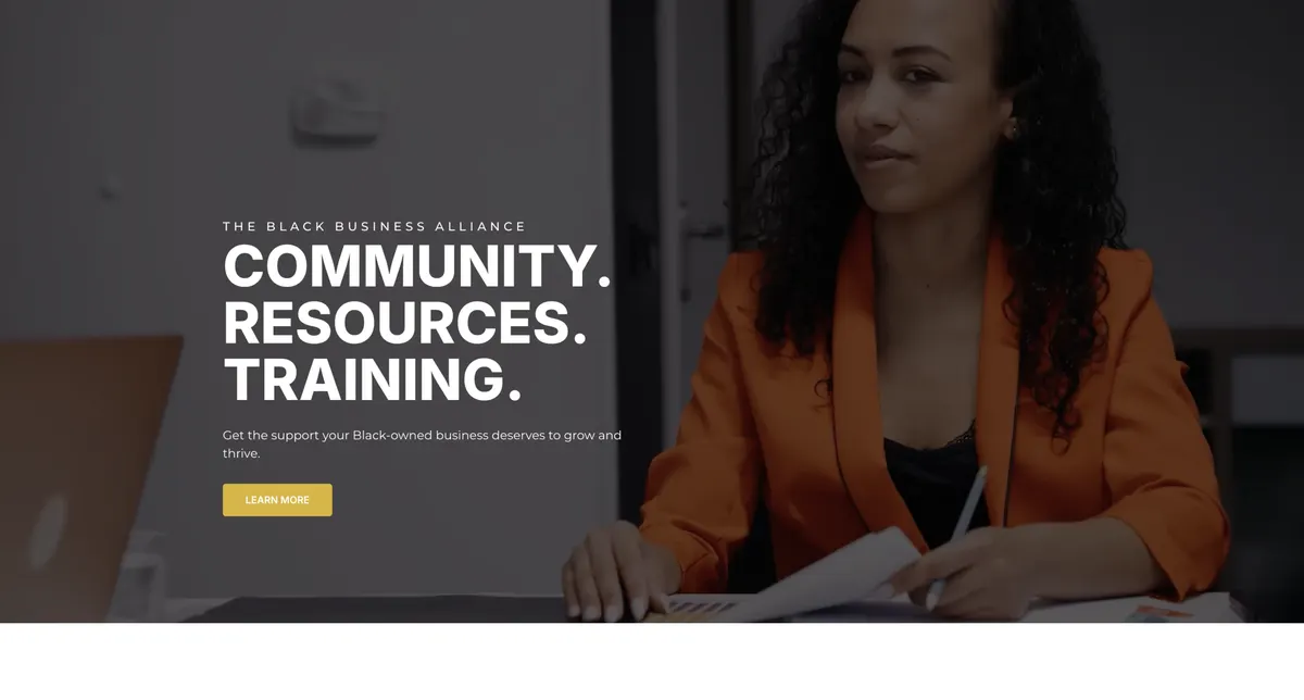 Visit the The Black Business Alliance (BBA) website (opens in a new tab)