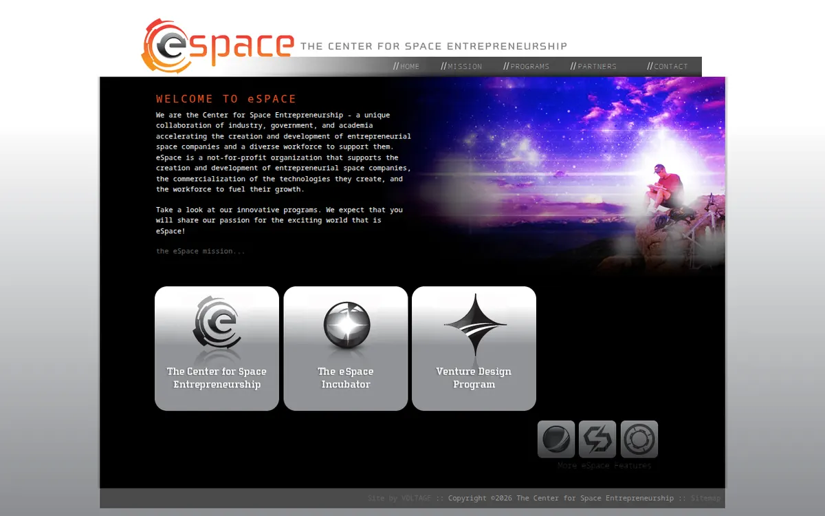 Visit the The Center for Space Entrepreneurship website (opens in a new tab)