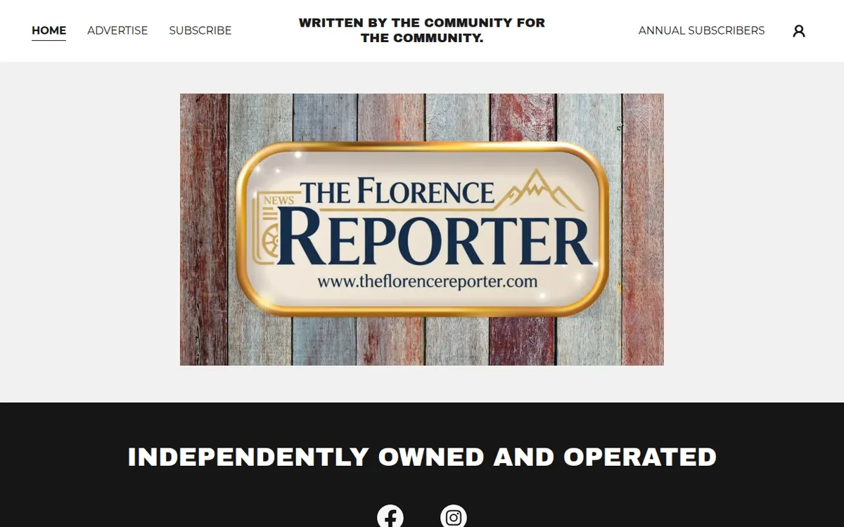 Visit the The Florence Reporter website (opens in a new tab)
