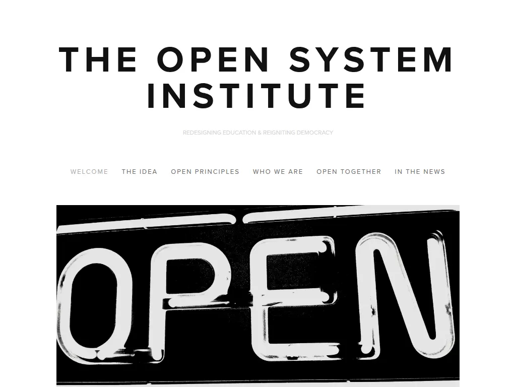 Visit the The Open System Institute website (opens in a new tab)