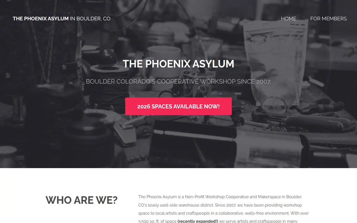 Visit the The Phoenix Asylum website (opens in a new tab)
