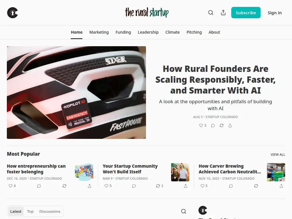 Visit the The Rural Startup Newsletter website (opens in a new tab)