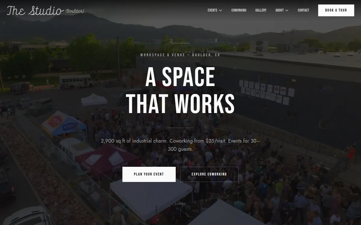 Visit the The Studio (Boulder) website (opens in a new tab)