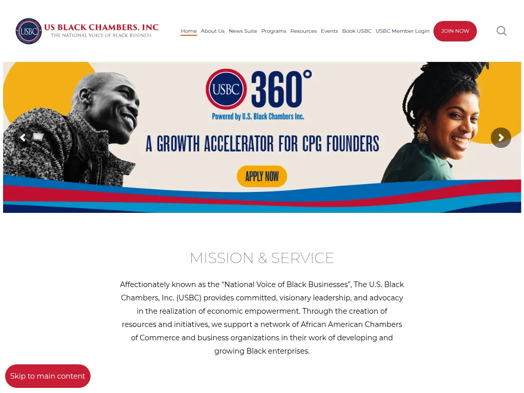 Visit the The U.S. Black Chambers (USBC) website (opens in a new tab)