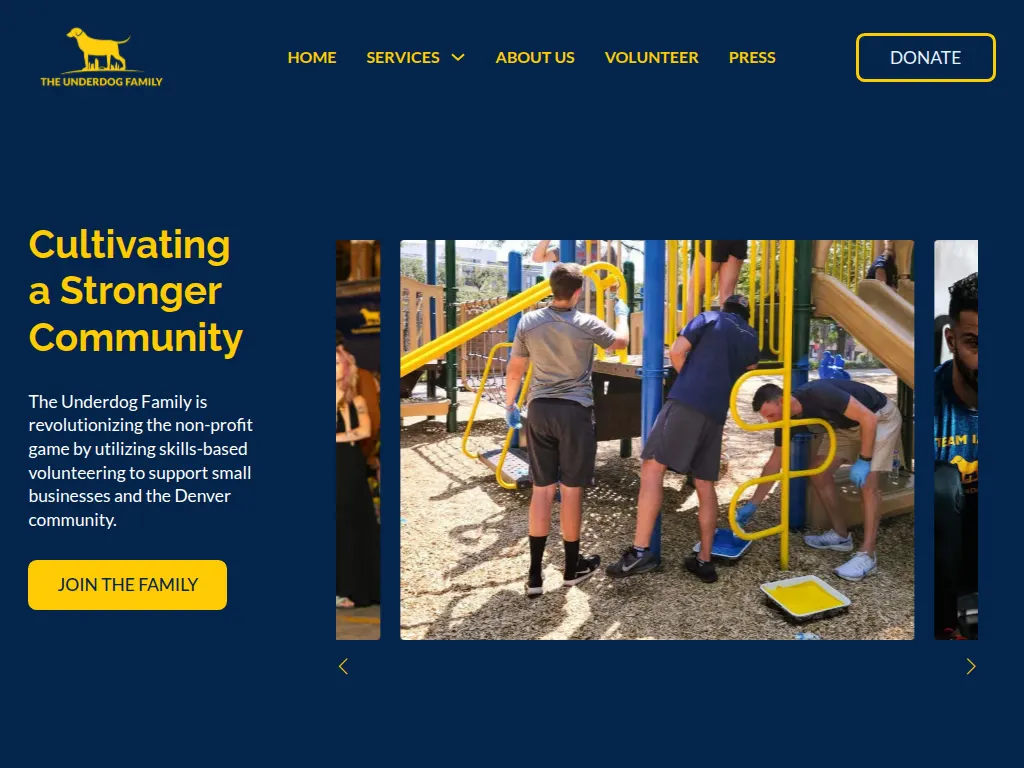 Visit the The Underdog Family website (opens in a new tab)
