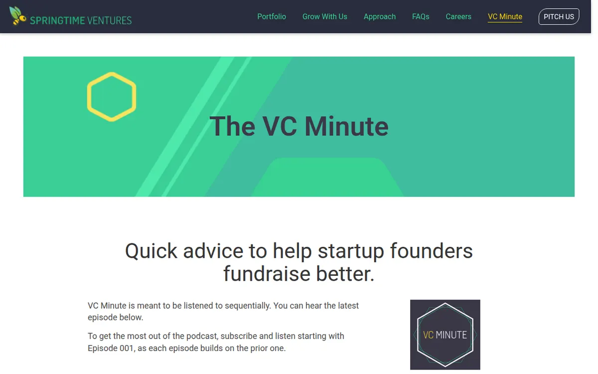 Visit the The VC Minute website (opens in a new tab)