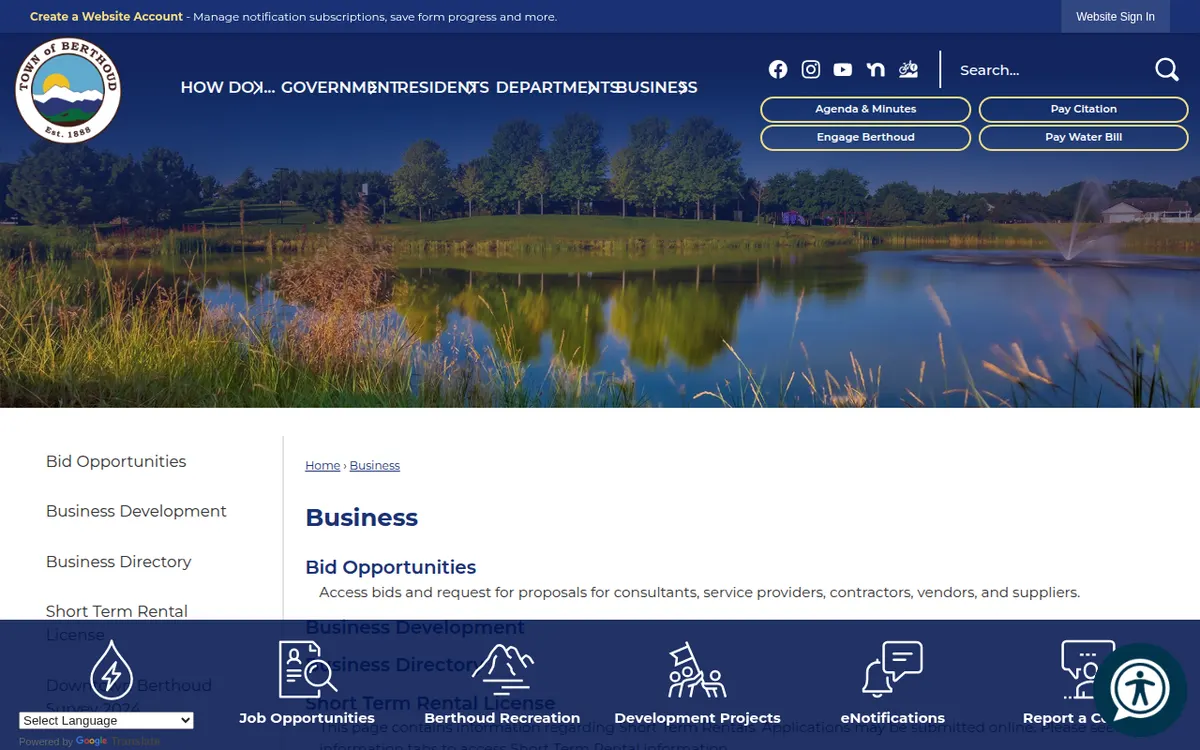 Visit the Town of Berthoud Business website (opens in a new tab)