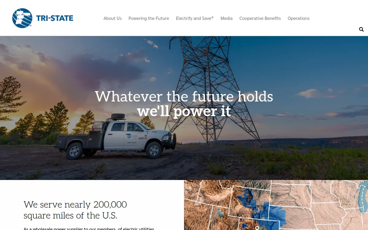 Visit the Tri-State Generation and Transmission Association website (opens in a new tab)