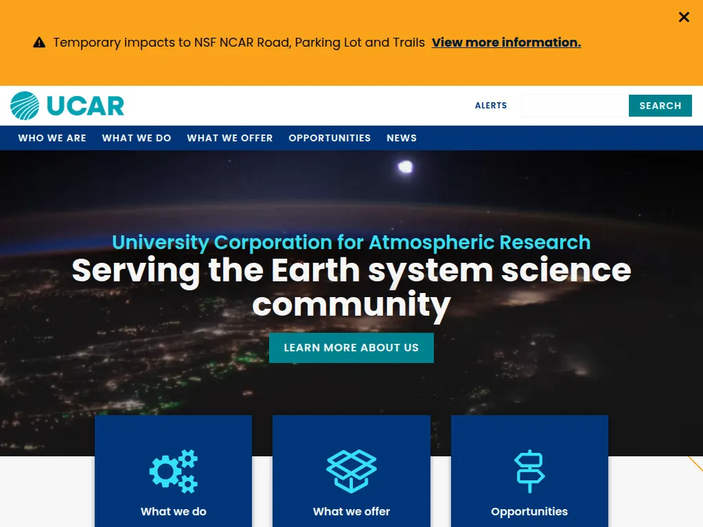 Visit the University Corporation for Atmospheric Research (UCAR) website (opens in a new tab)